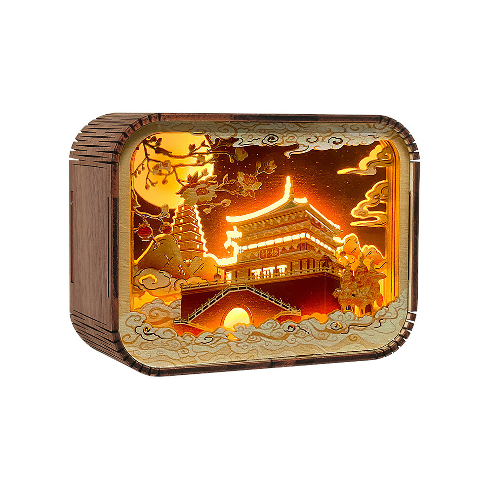 (Xi'an - Bell Tower, Charging Touch-Bluetooth Speaker Model) Creative gifts home decoration desktop ornaments travel commemorative gifts bedroom bedsi