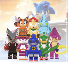(8PCS Sonic The Hedgehog C) 24PCS Sonic The Hedgehog Toy Action Mini Figures Fits Lego Sets
