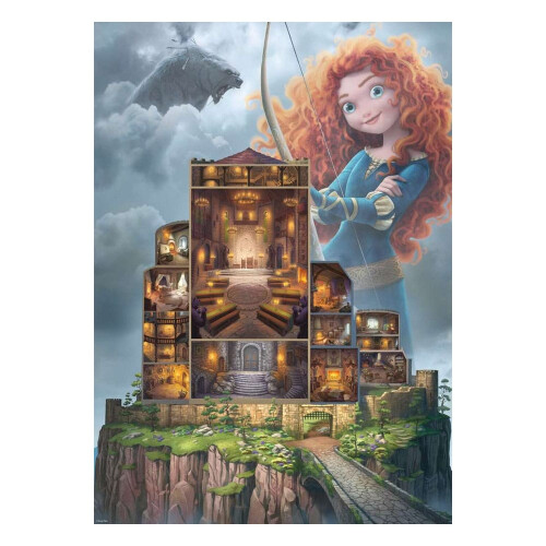 Ravensburger PUZZLE 1000 PZ - DISNEY MERIDA - CASTILLOS DISNEY 2