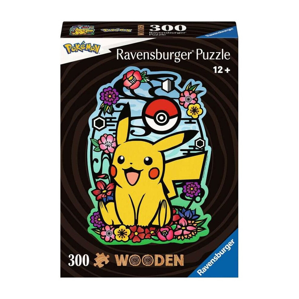 Ravensburger Pokémon Wooden Jigsaw Puzzle Pikachu (300 Pieces)