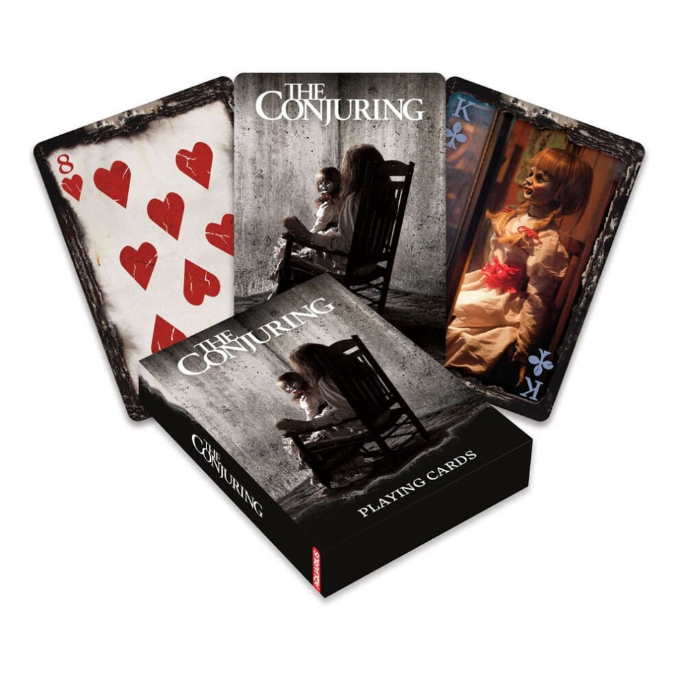 Aquarius The Conjuring Playing Cards - Il Mazzo Di Carte A Tema Evocante Per I Tuoi Giochi Di Carte Preferiti, Con Licenza Ufficiale The Conjuring Merchandise & Collectibles-image