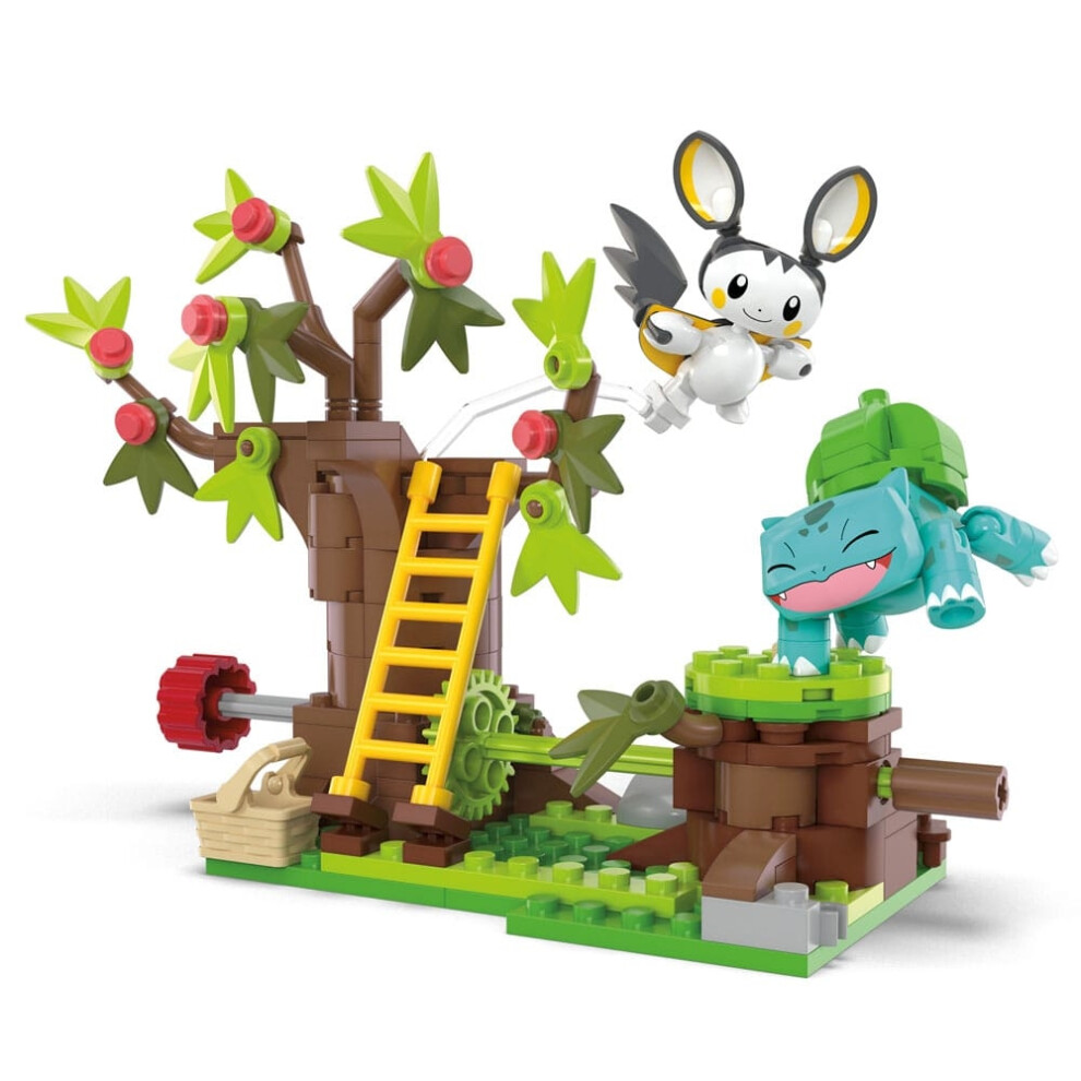 PokÃ©mon MEGA Construction Set Emolga And Bulbasaur's Charming Woods