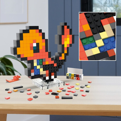 WWE MEGA-Pokémon-Salamèche-Bausatz Retro 349 Teile - MEGA Pokémon - HTH76 2