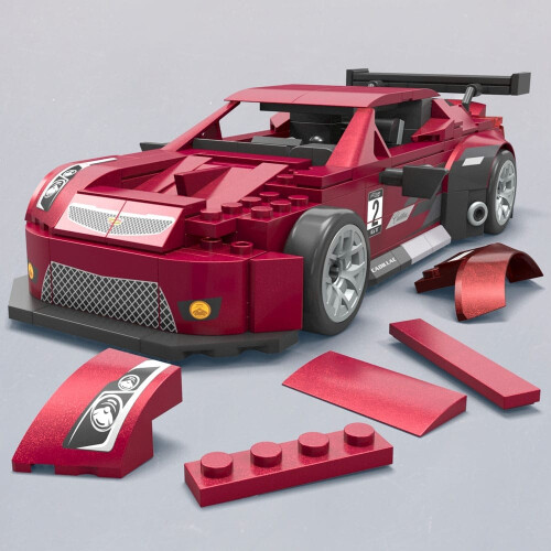 WWE Hot Wheels MEGA Construction Set 1/24 Cadillac ATS-V R 20 cm 2