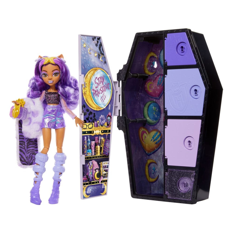 Monster High Skulltimate Secrets: Fearidescent Doll Clawdeen Wolf 25 cm