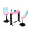WWE Monster High Playset The Coffin Bean Café Lounge 4