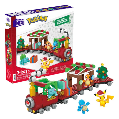 WWE Pokémon Mega Construx Construction Set Holiday Pokémon Train