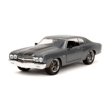 Miniatur-Druckguss - JADA - 1970 Chevrolet Chevelle SS - Fast & Furious - Maßstab 1:24 - Schwarz