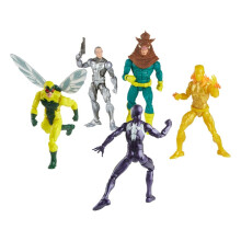 Marvel Legends Spider-Man Multipack, 6-Inch Action Figures with 14 Tillbehör, Toys för Barn 4+