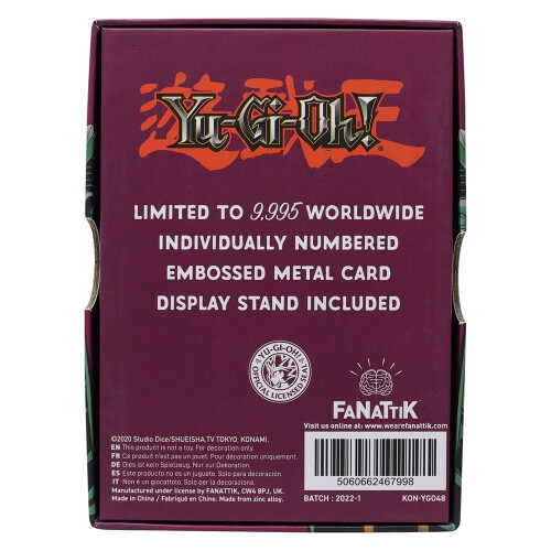 Yu-Gi-Oh! Limitierte Edition Jinzo Metallkarte 2