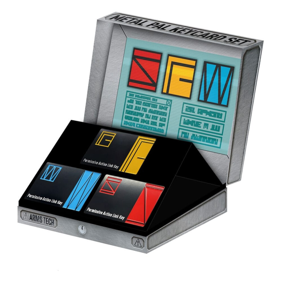 Fanattik Metal Gear Solid Replica Keycard Set Limited Edition