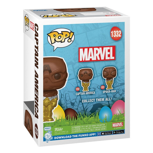 Funko Marvel POP! Vinyl Figure Easter Chocolate Captain America 9 cm 2