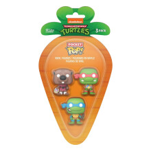 Teenage Mutant Ninja Turtles Pocket POP! Vinyl Figure 3-Pack L/R/S 4 cm