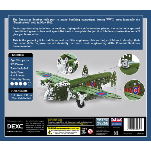 Lancaster Bomber Metal Construction Set 2