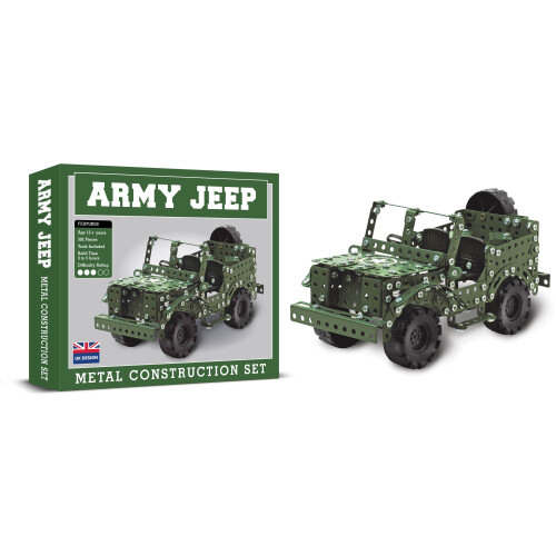 Army Jeep Metal Construction Set 1