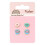 Pusheen Stud Earrings 2-pack "Hi , Bye" 3