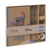 Set aus Schreibwaren - LILO & STITCH - Skizzenbuch - Braun - 1 Stück - Für Kinder