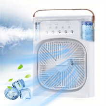 (White) Ice Mist Portable Air Cooler Air Conditioner Fan