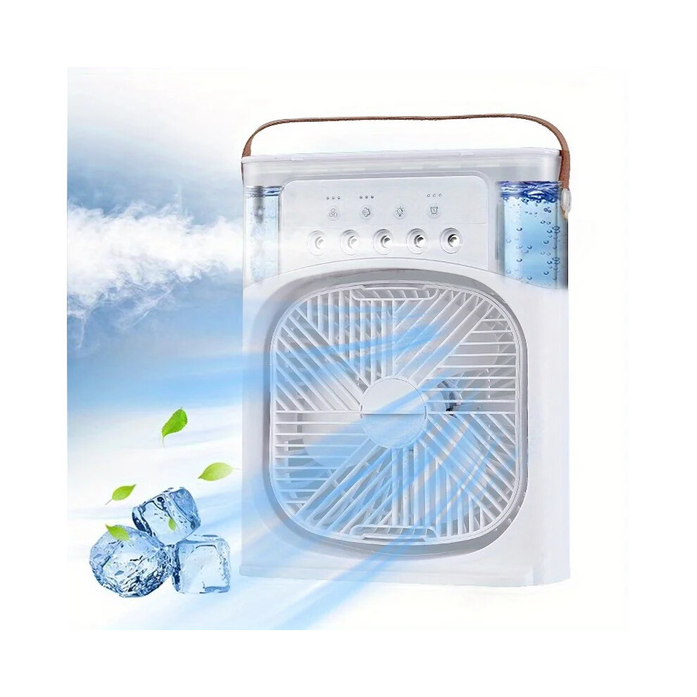 (White) Ice Mist Portable Air Cooler Air Conditioner Fan