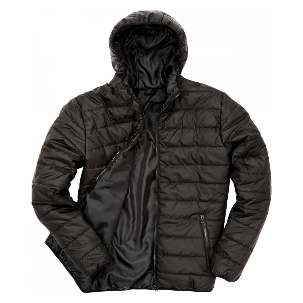 (XS UK, Black) Result Core Mens Soft Padded Jacket