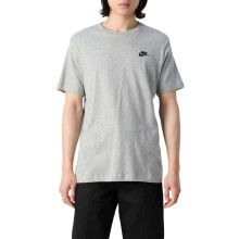 (Grey, XL) NIKE Mens Club T Shirts Athletic Cotton Retro Tee