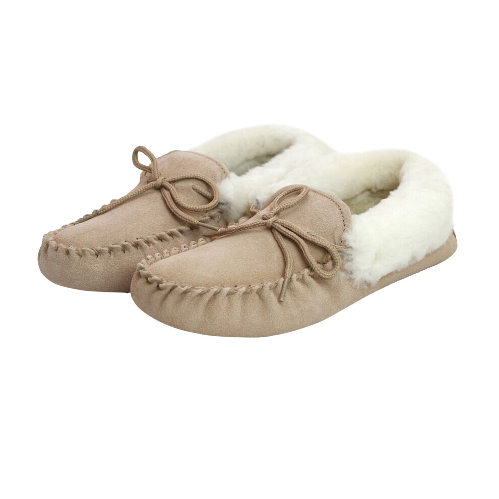 Hard Sole Sheepskin Moccasins