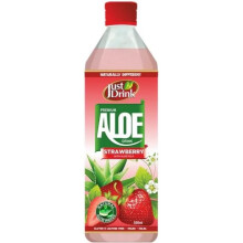 ( Pack Of 24) JUST DRINK STRAWBERRY ALOE VERA - 500ML