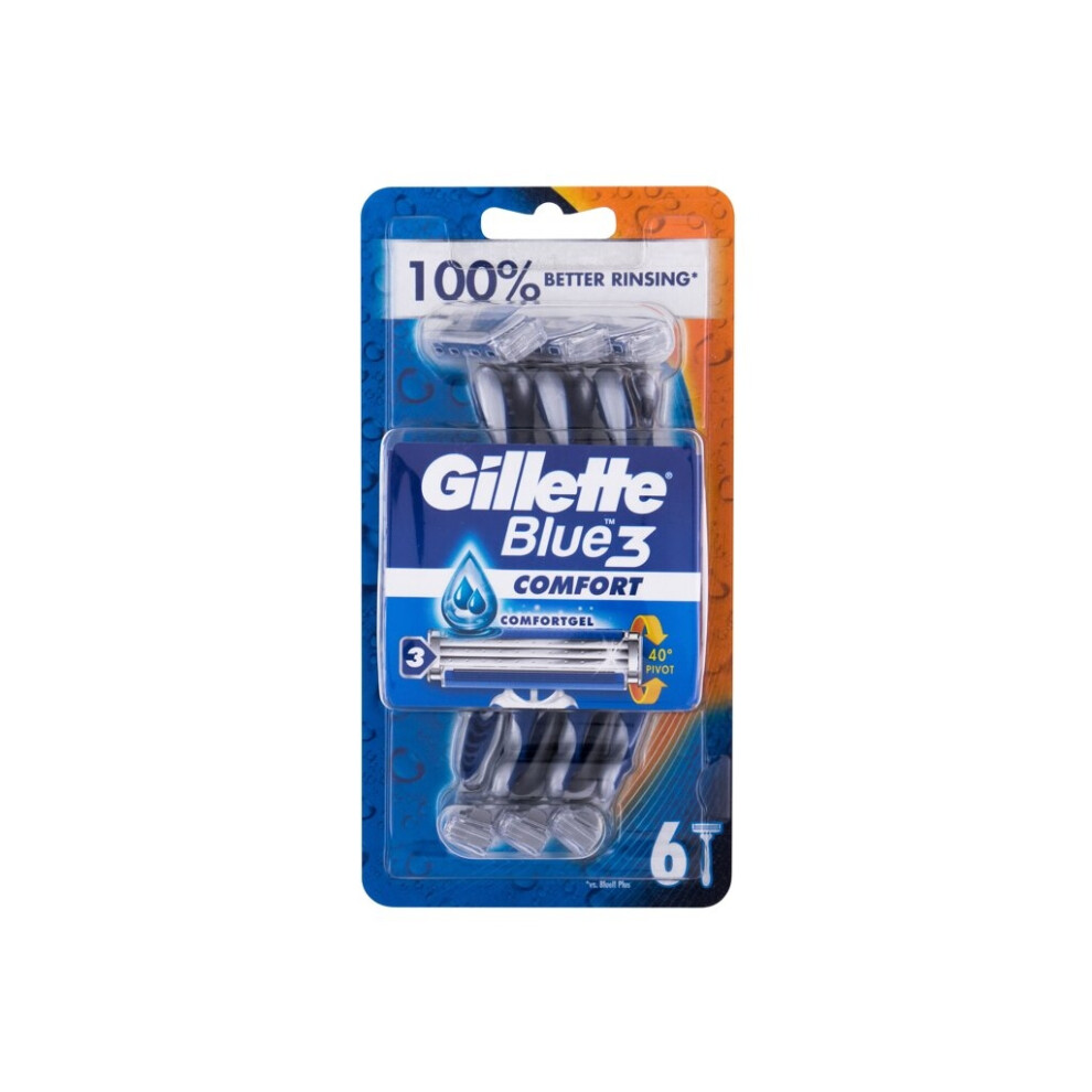 Gillette - Blue3 Comfort - For Men, 6 Pc