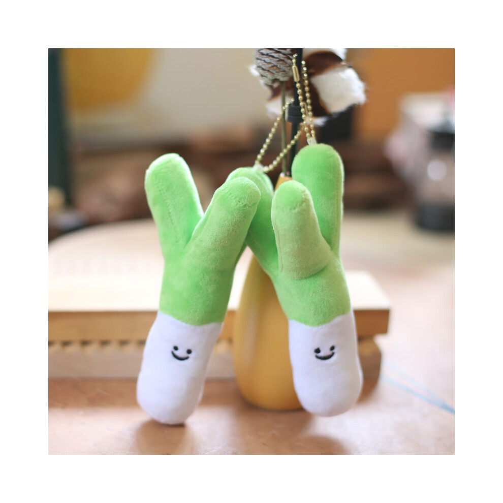 Green Sweet Onion Plush Keychain Soft Short Plush Lovable Vegetable Bag Charm on OnBuy