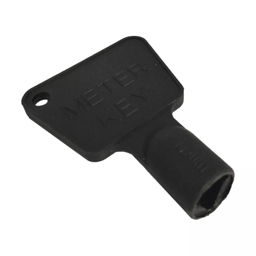 Fort Fasteners® Black Meter Box Keys Plastic Midi 5 Keys 1