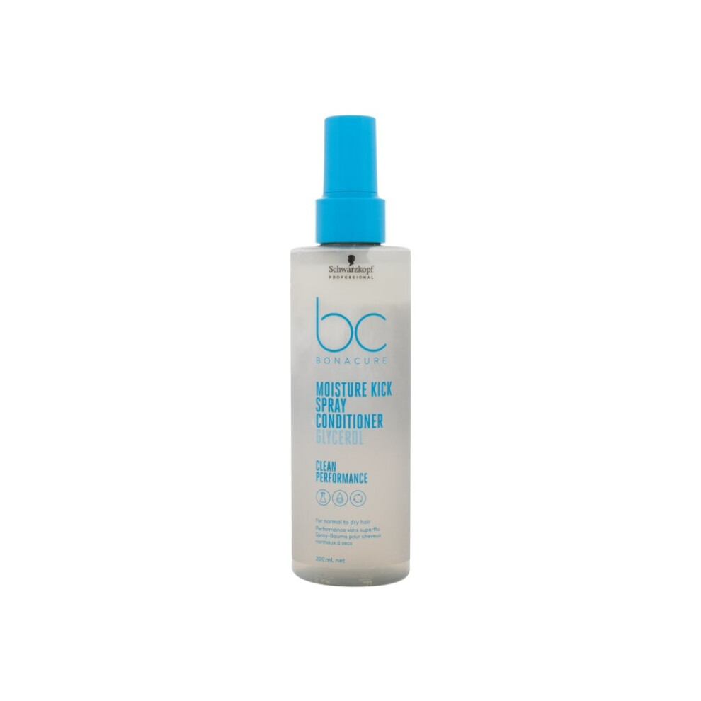 Schwarzkopf Professional - BC Bonacure Moisture Kick Glycerol Spray Conditioner - For Women, 200 ml