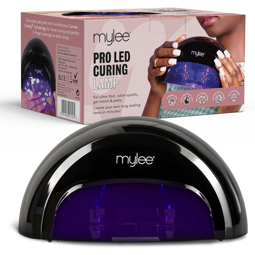 Salon Series LED Gel Nail Polish Drying Lamp, 5 Finger 15 Second Convex Cure Technology....