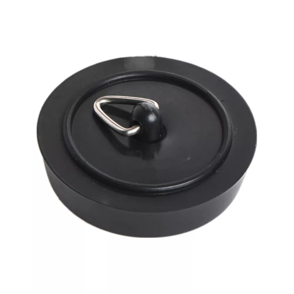Fort Fastenersâ® Black Basin Plugs, 38Mm (1.1/2 Inch) Midi 2 Plugs 5057670032485