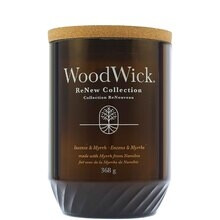 Woodwick - Erneuerung Weihrauch & Myrrhe Große Kerze