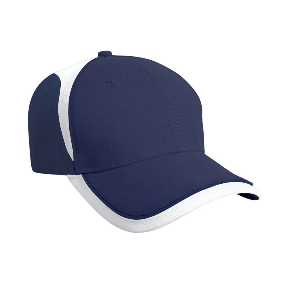 (One Size, Navy/White) Result Headwear National Baseball Cap