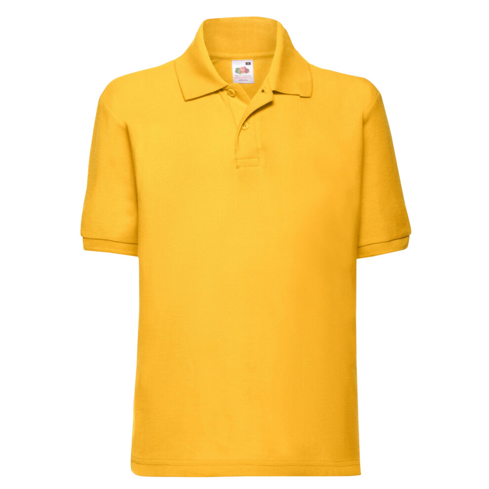 65 35 Plain Pique Polo Shirt