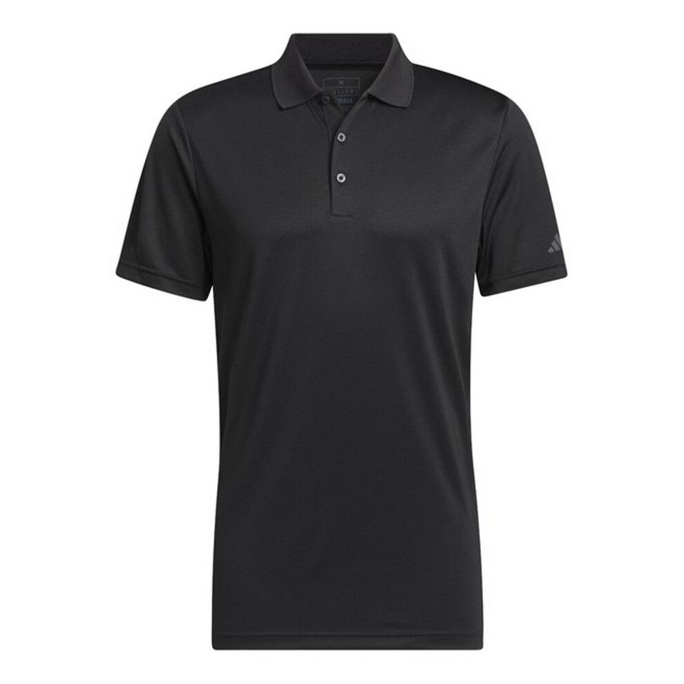 (M, Black) Adidas Clothing Mens Performance Polo Shirt