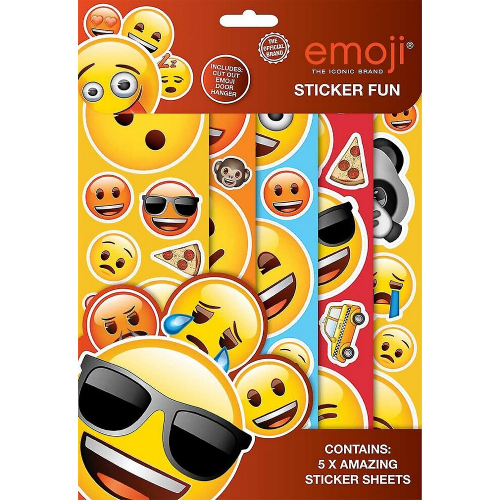 Emoji Sticker Sheet (Pack of 5)