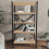 URBN Living (Sapphire Oak) 5-Shelf Wood Bookcase Unit With Metal Frame 1