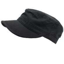 (black) Army Military Style Baseball Cadet Cap Hat Cadet Combat Fishing-Baseball-Cap