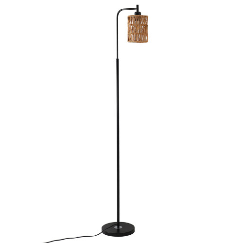 Living And Home Modern Floor Lamp with Cylindrical Shade 1
