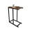URBN Living (Burnt Oak) C-Shape Metal & Wood Sofa Side Nesting Table 1