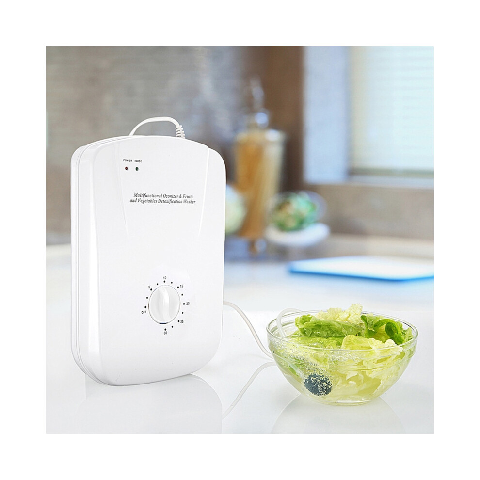 Portable Ozone Generator 400mg/h Air Purifier Ozonator Home Water Fruit Vegetables Food Sterilizer Freshening System
