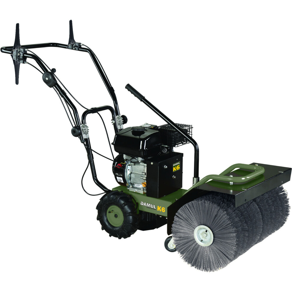 PETROL SWEEPER ROAD SWEEPER 600MM WIDE 196CC GAMUL K6
