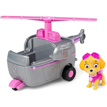 Paw Patrol Skyes Helicopter Vehicle with Collectible Figure, for Kids Aged 3 Years and Over