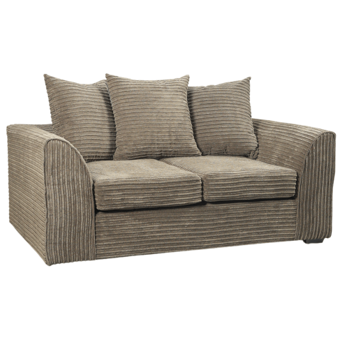 Byron Caramel  Fabric 2 Seater Sofa
