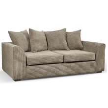 Byron Caramel  Fabric 3 Seater Sofa