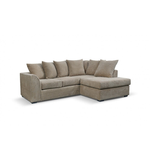 Byron Caramel  Fabric RHC Corner Sofa