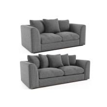 Byron Grey Fabric 3+2 Seater Sofa Set
