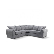 Camden Grey Enzo Fabric Corner Sofa